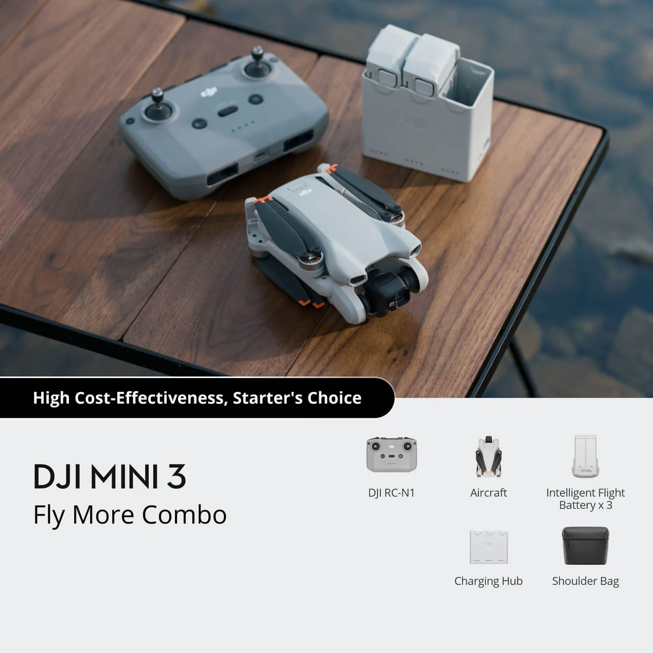 DJI Mini 3 with N1 RC (Fly More Combo Plus) - Image 2