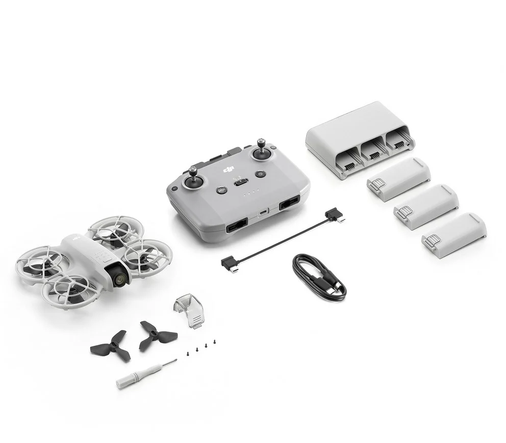 DJI Neo Fly More Drone Combo with 3 Batteries, Remote & Charging Hub